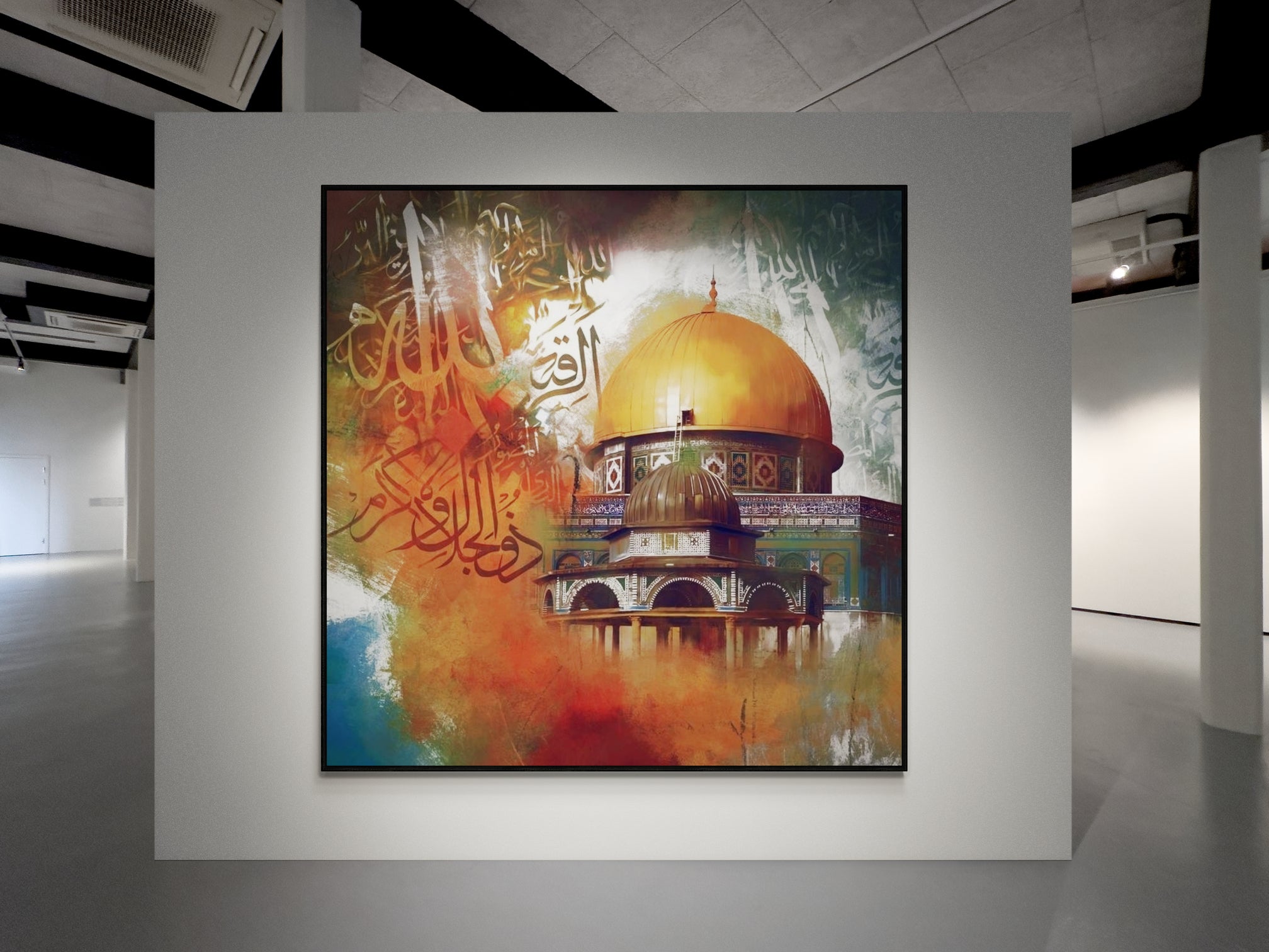 Al Alqsa Mosque Framed Print - Islamic Art UK