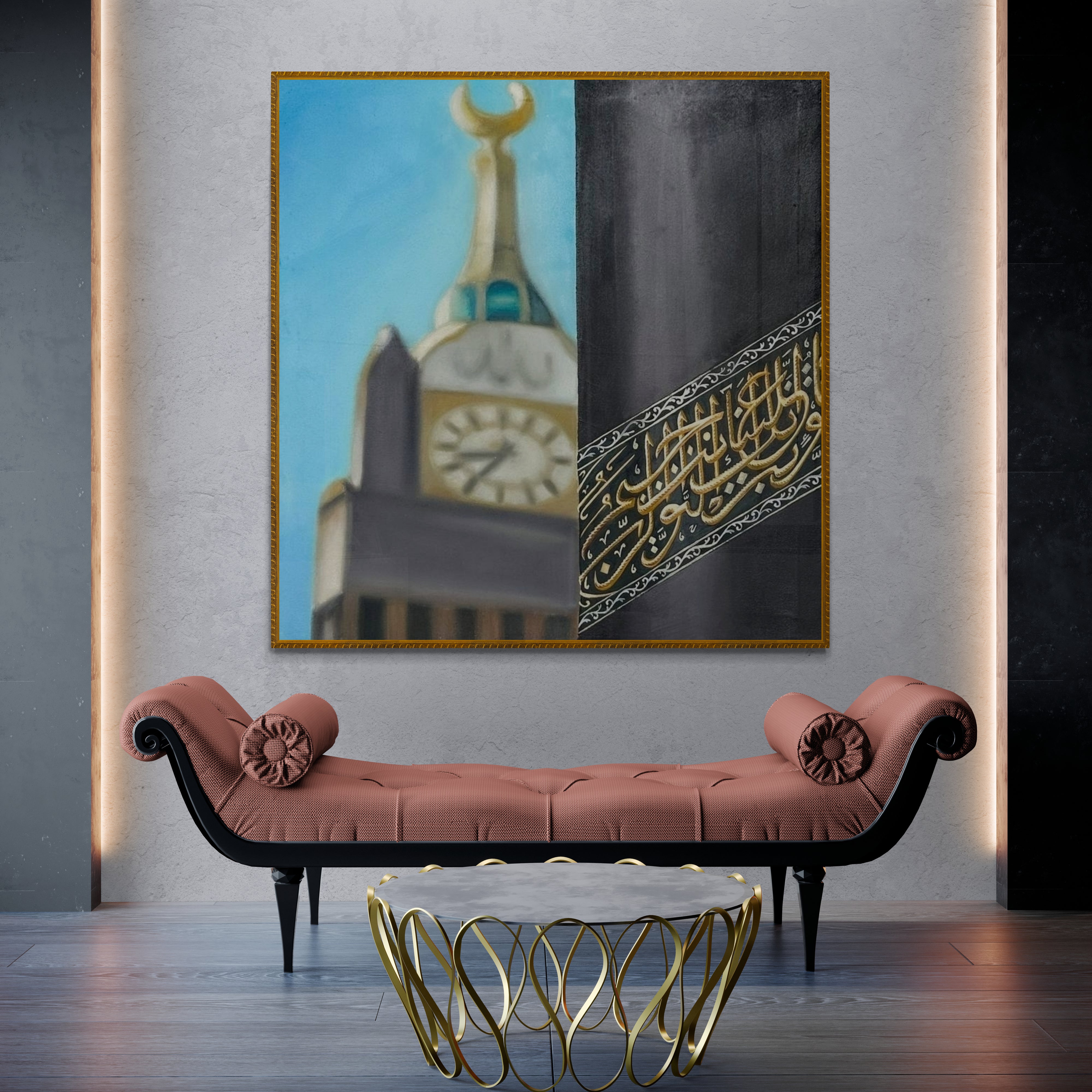 Kiswa framed art - Islamic Art UK
