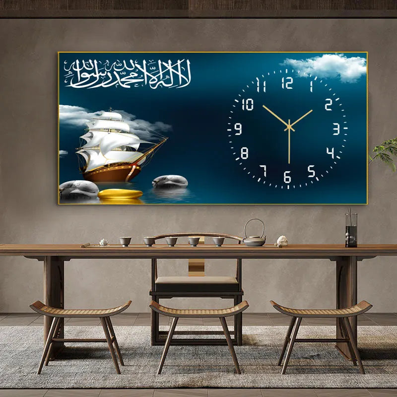 Shahada Wall Clock - Islamic Art UK